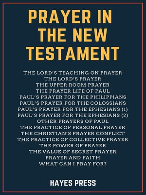 cover image of Prayer in the New Testament